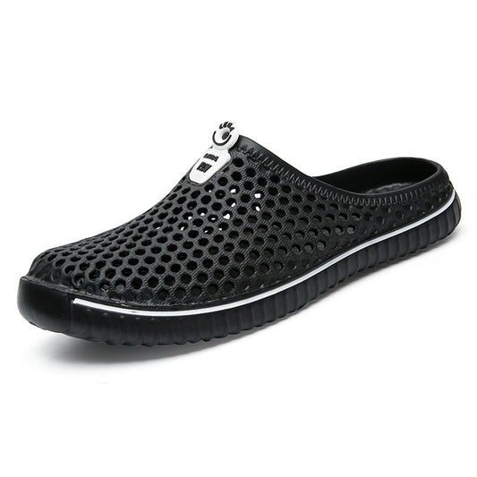 Men&Women Waterproof Aqua Sandals Summer Soft Shoes Black