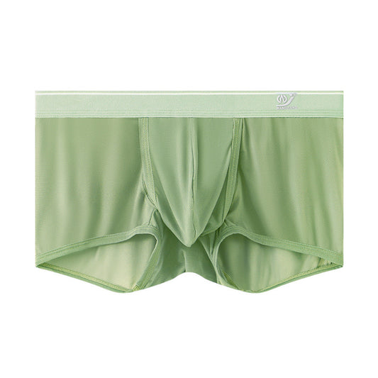 Fashion Personality Sports Ice Silk Underwear Men Army Green