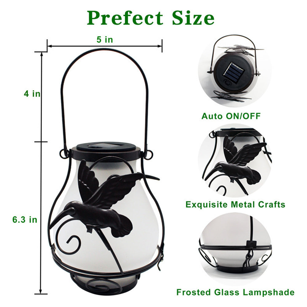 Solar Courtyard Dynamic Outdoor Led Light Garden Villa Hummingbird