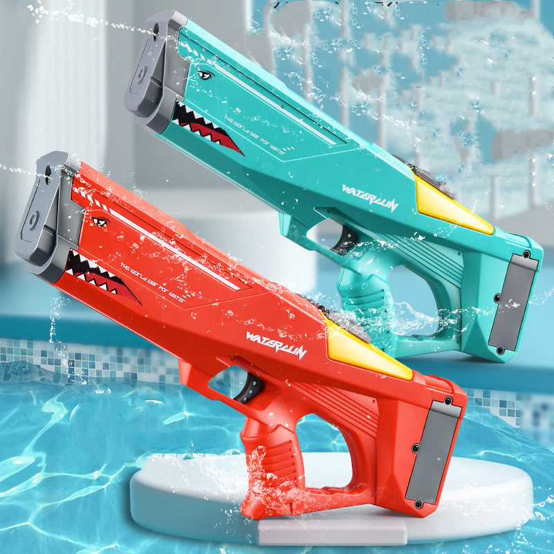 Automatic Electric Water Gun Toys Shark High Pressure Outdoor Summer Beach Toy Kids Water Fight Pool Party Water Toy Set