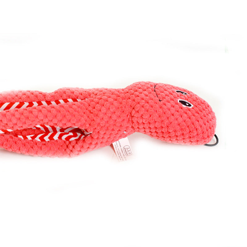 Pet Teeth Grinding And Sound Making Plush Toys Pink