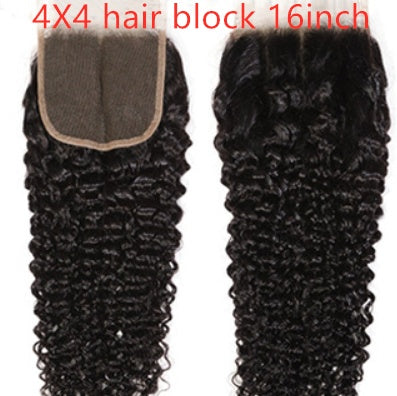 Live Export Wig Malaysia Hair Extension 4X4 hair block 16inch
