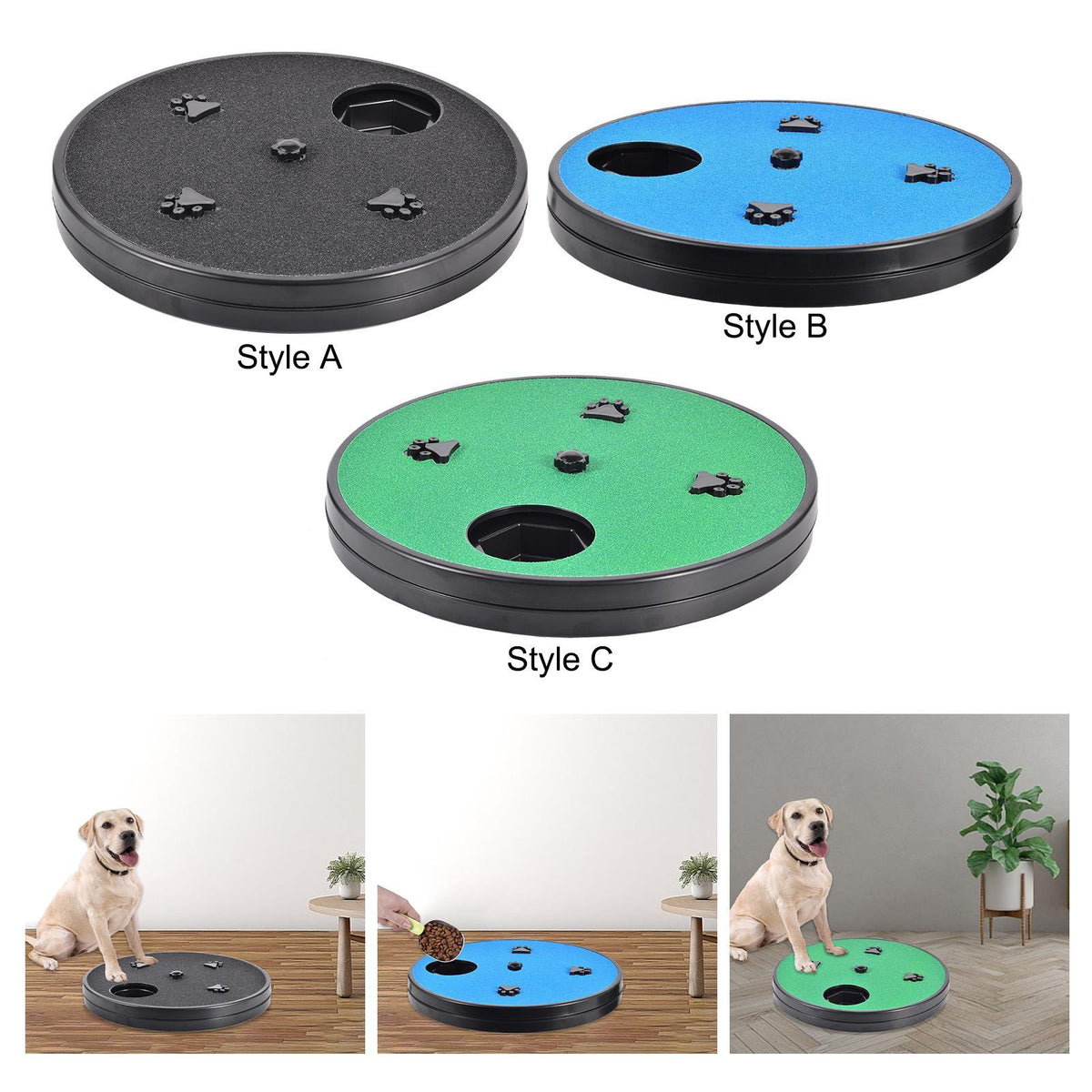 Pet Supplies Dog Nail Scraper Slow Food Toys Rotatable Sandpaper Repair Nail File Board With Suction Cup Dog Scratching Board