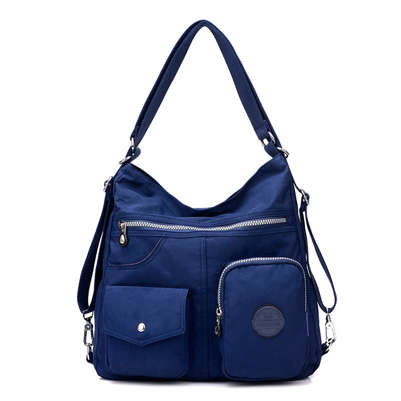 Luxury Handbags Women Bags Designer Waterproof Bylon Cloth Crossbody Bags For Women Large Capacity Lady Shoulder Bag Tote Navy Blue