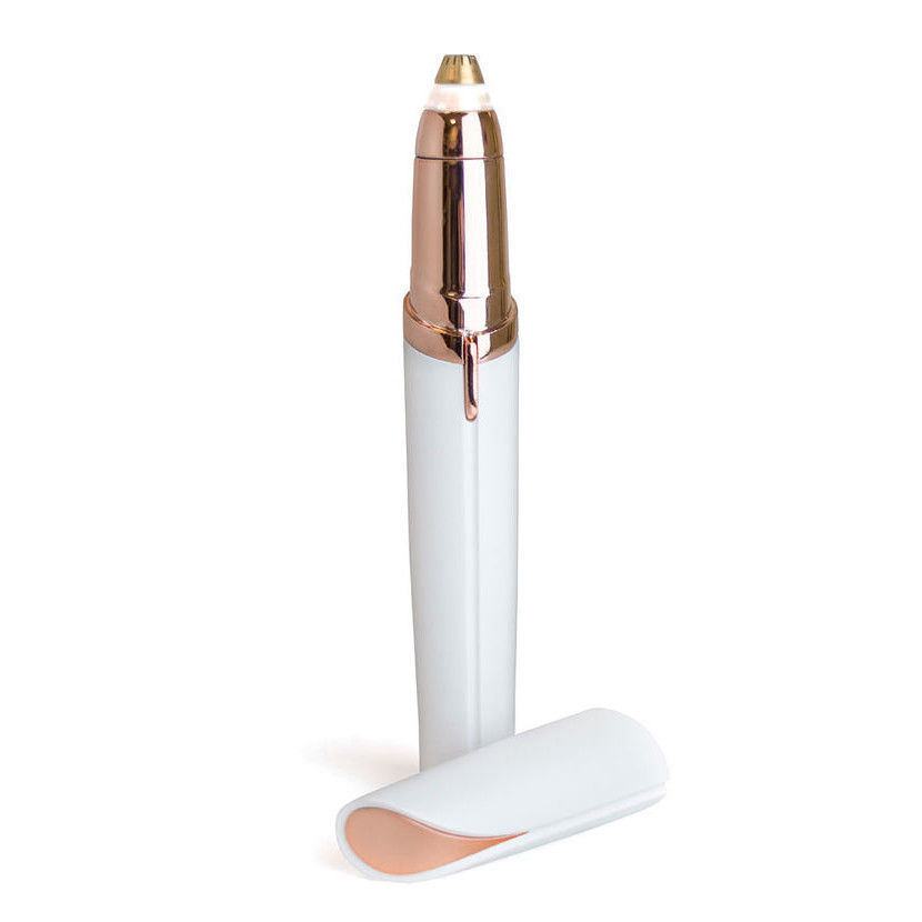 Flawlessly Brows Electric Eyebrow Remover White Ordinary usb