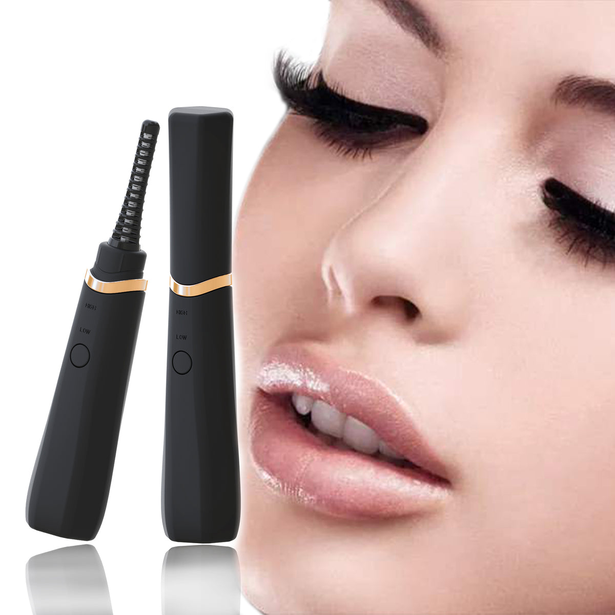 USB charging eyelash curler