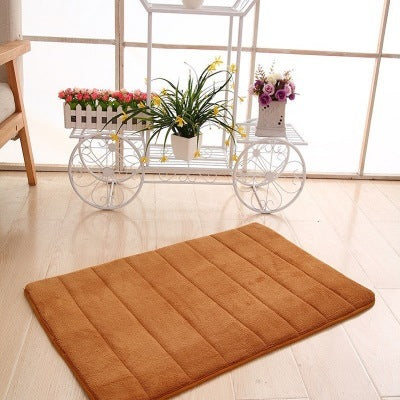 Memory Cotton Carpet Brown