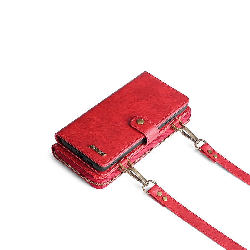 Mobile phone case diagonal Red
