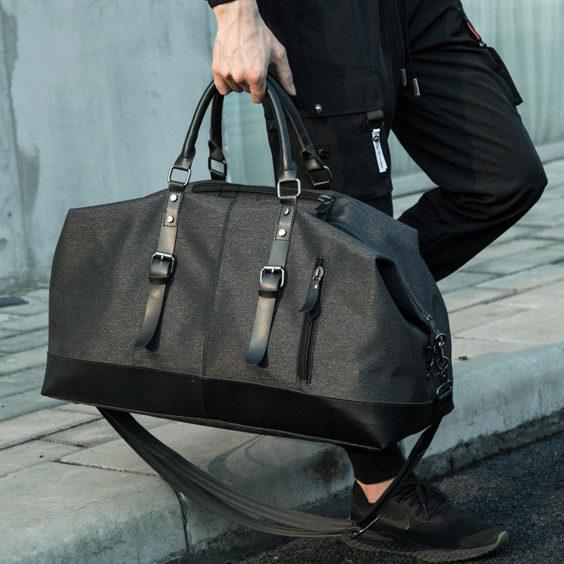New Travel Luggage Bags High Capacity Bag Water Resistant Oxford Men Bag for Trip Black Casual Available Big Space Bag Travel Black