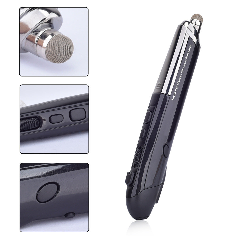 Computer Handwriting Laser Pointer Mouse Black