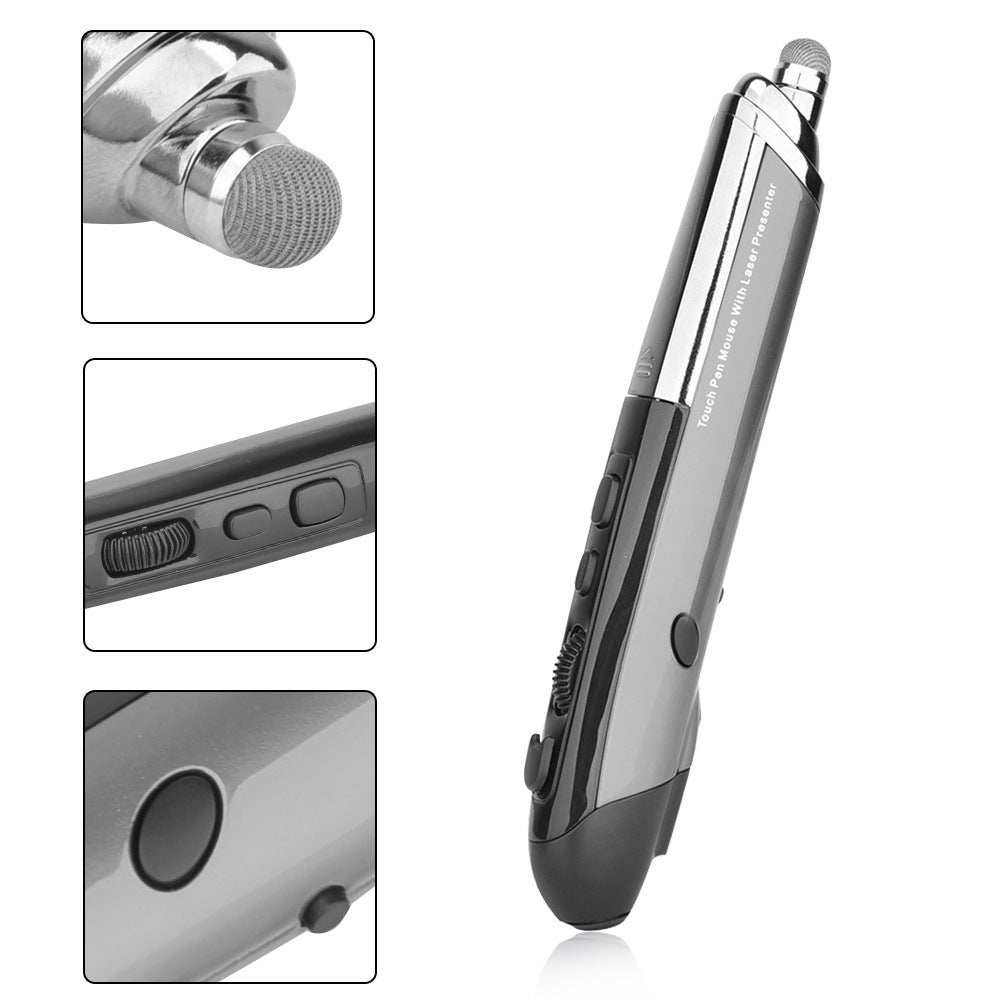 Computer Handwriting Laser Pointer Mouse Grey