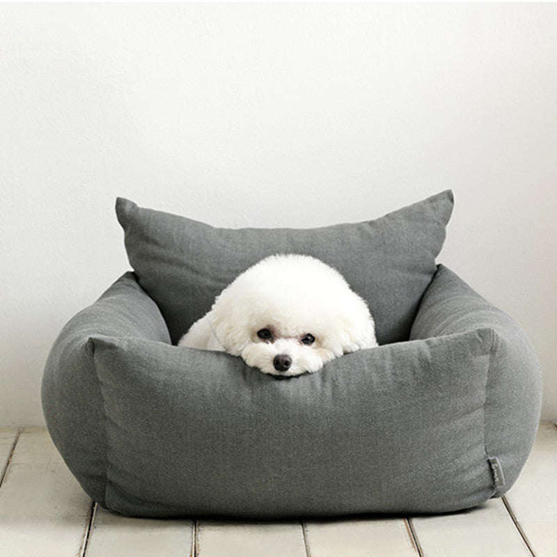 Pet Car Pad Car Seat Dirt Proof Pad Dog House Grey