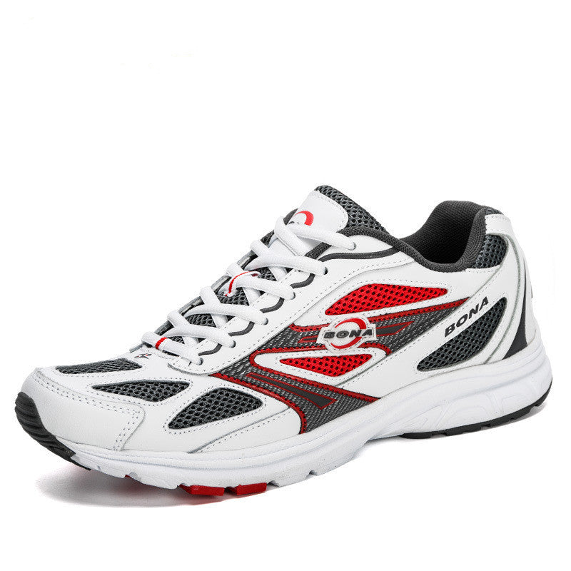 BONA New Classics Style Women Running Shoes Breathable Upper Outdoor Walking Jogging Sport Shoes Comfortable Ladies Sneakers Red