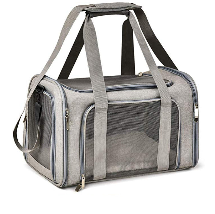 Thickened Waterproof Car Bag For Pets Going Out Grey