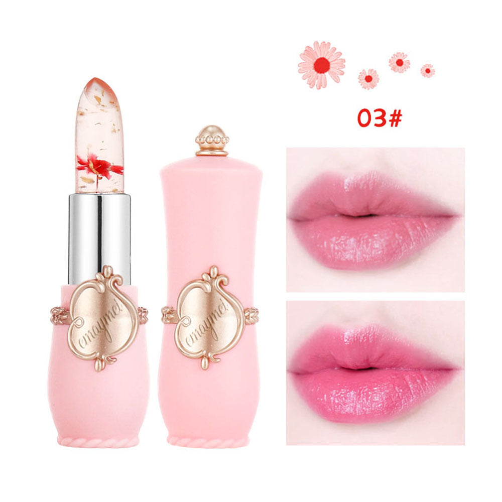 Maymei Moisturizing Lip Balm Dried Flower Color Changing Lipstick 03color 1PCS