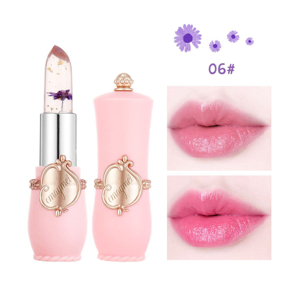 Maymei Moisturizing Lip Balm Dried Flower Color Changing Lipstick 06color 1PCS