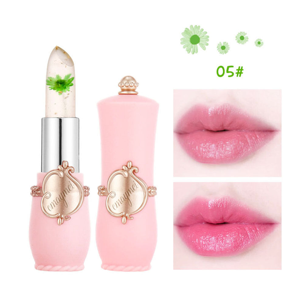 Maymei Moisturizing Lip Balm Dried Flower Color Changing Lipstick 05color 1PCS