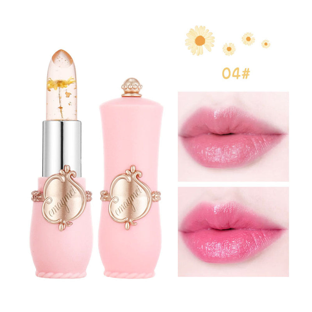 Maymei Moisturizing Lip Balm Dried Flower Color Changing Lipstick 04color 1PCS