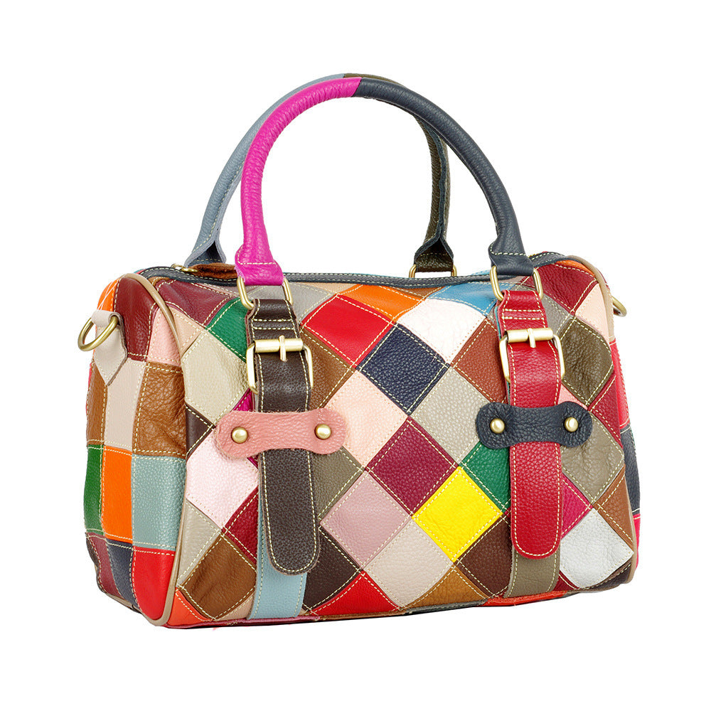 iPinee Fashion Women Cowhide Leather Bags Designer Genuine Leather Handbags High Quality Women Messenger Bags Free Shipping Multicolor