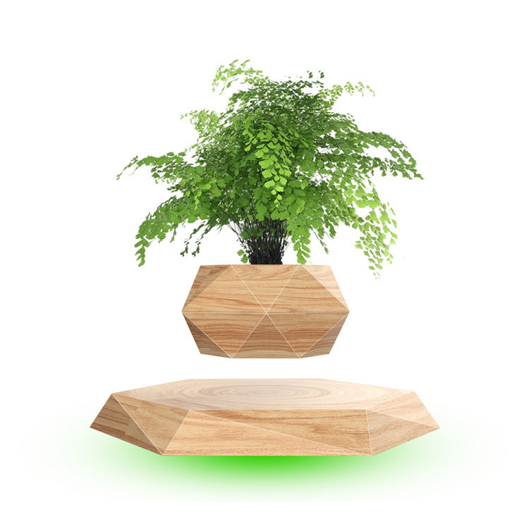Magnetic Floating Bonsai Floating Plant Rack, Fashion Creative Gifts, Christmas Or Birthday Gifts Grain 17X3CM