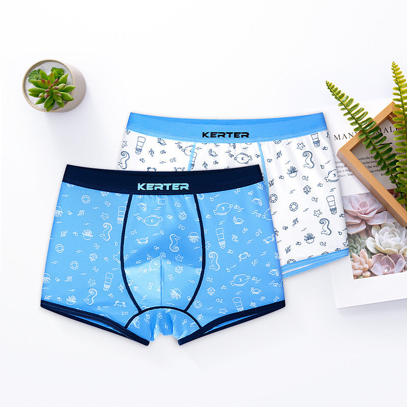 Boy's Underwear Boxer Cotton Children's Underwear B