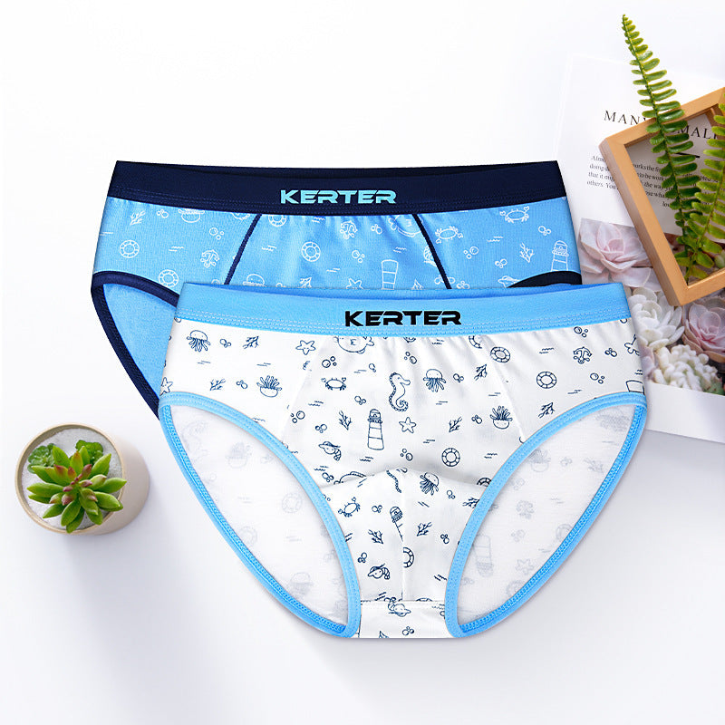 Boy's Underwear Boxer Cotton Children's Underwear C