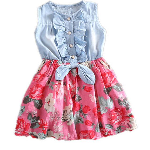 Dress Kids Clothes Teen Child Toddler Baby Girl Girls For Red