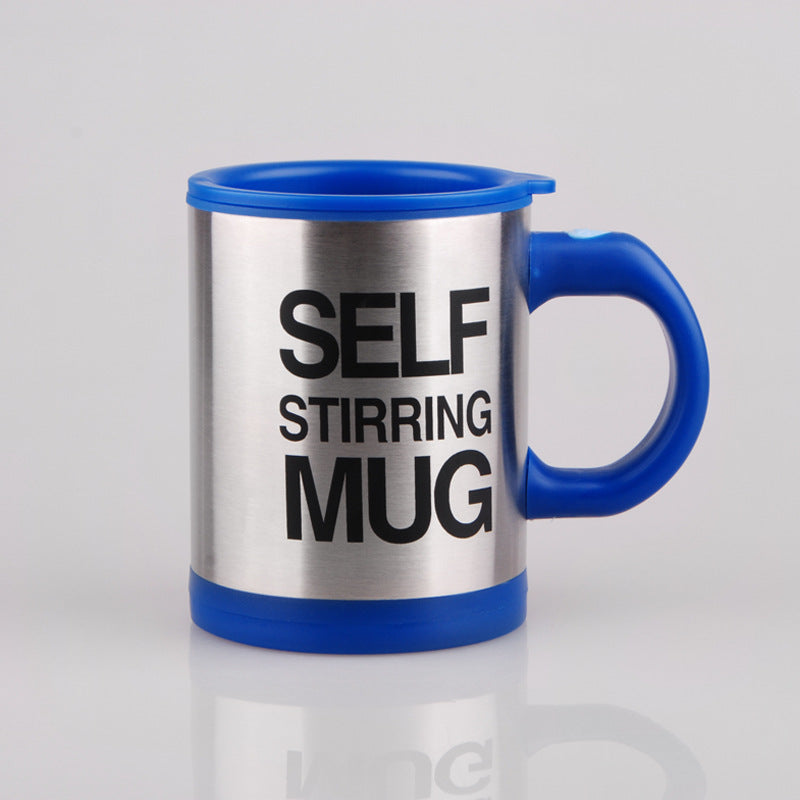 Coffee Automatic Mixing Cup Modern Electric Lazy Creative Student Dormitory Multifunctional Cup Navy Blue About 400ml