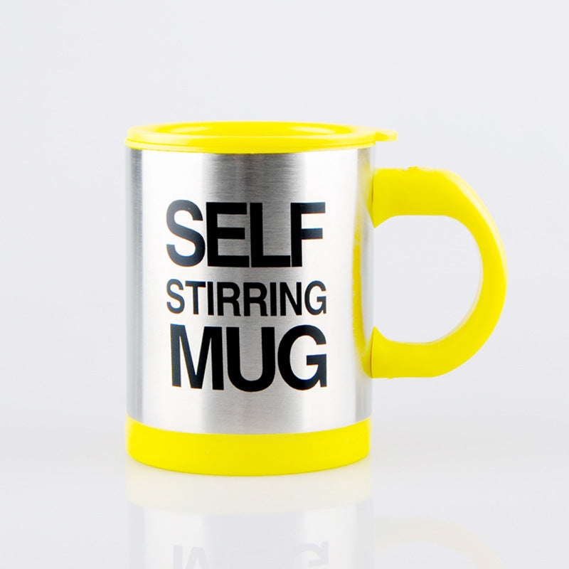 Coffee Automatic Mixing Cup Modern Electric Lazy Creative Student Dormitory Multifunctional Cup Yellow About 400ml