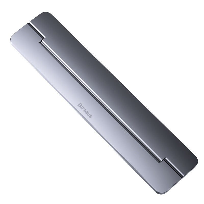 Invisible Paste Portable Foldable Computer Stand Grey