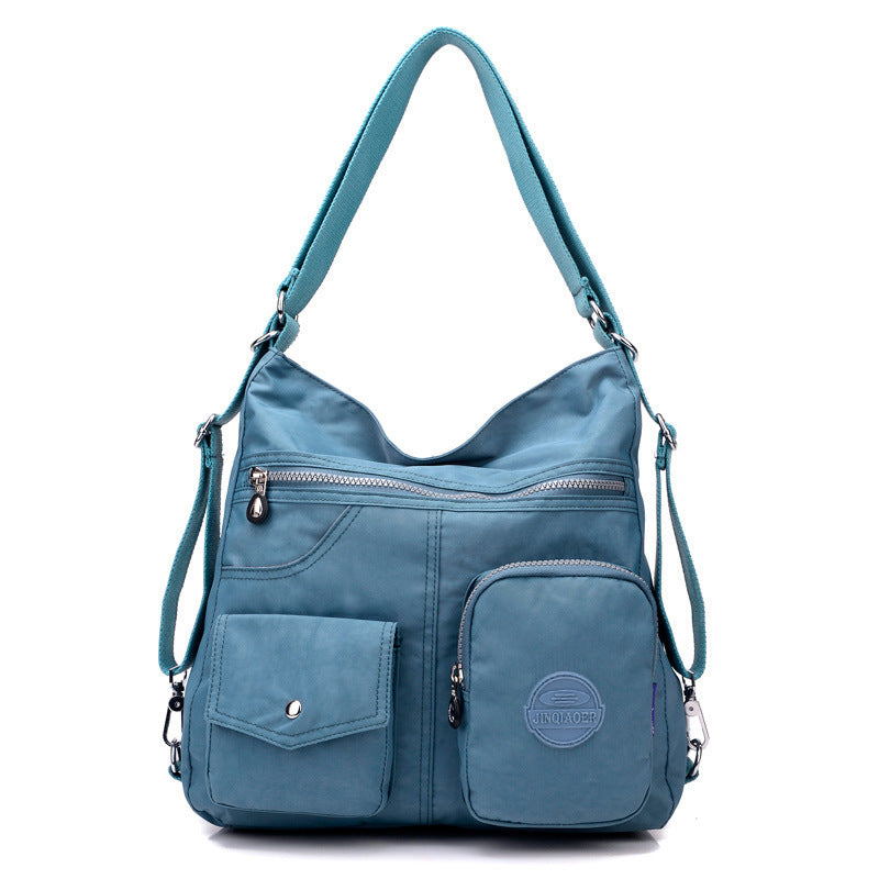 Luxury Handbags Women Bags Designer Waterproof Bylon Cloth Crossbody Bags For Women Large Capacity Lady Shoulder Bag Tote Gray