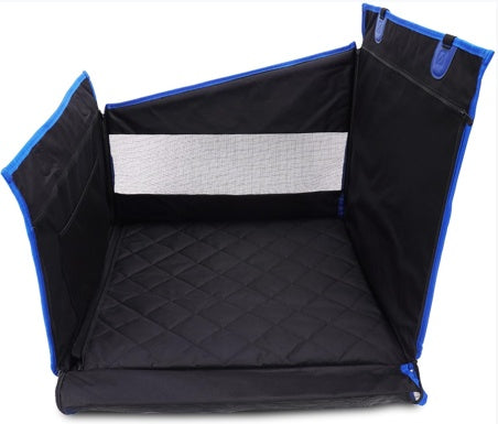 Large Dog Car Seat, Waterproof Fabric With Breathable Mesh, Car Dog Hammock, Dog Harness Dog Car Seat Cover Black
