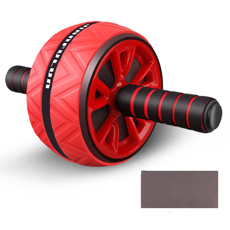 Abdominal Muscle Mute Abdominal Fitness Device Exercise Fitness Weight Loss Fitness Wheel For Men And Women Red