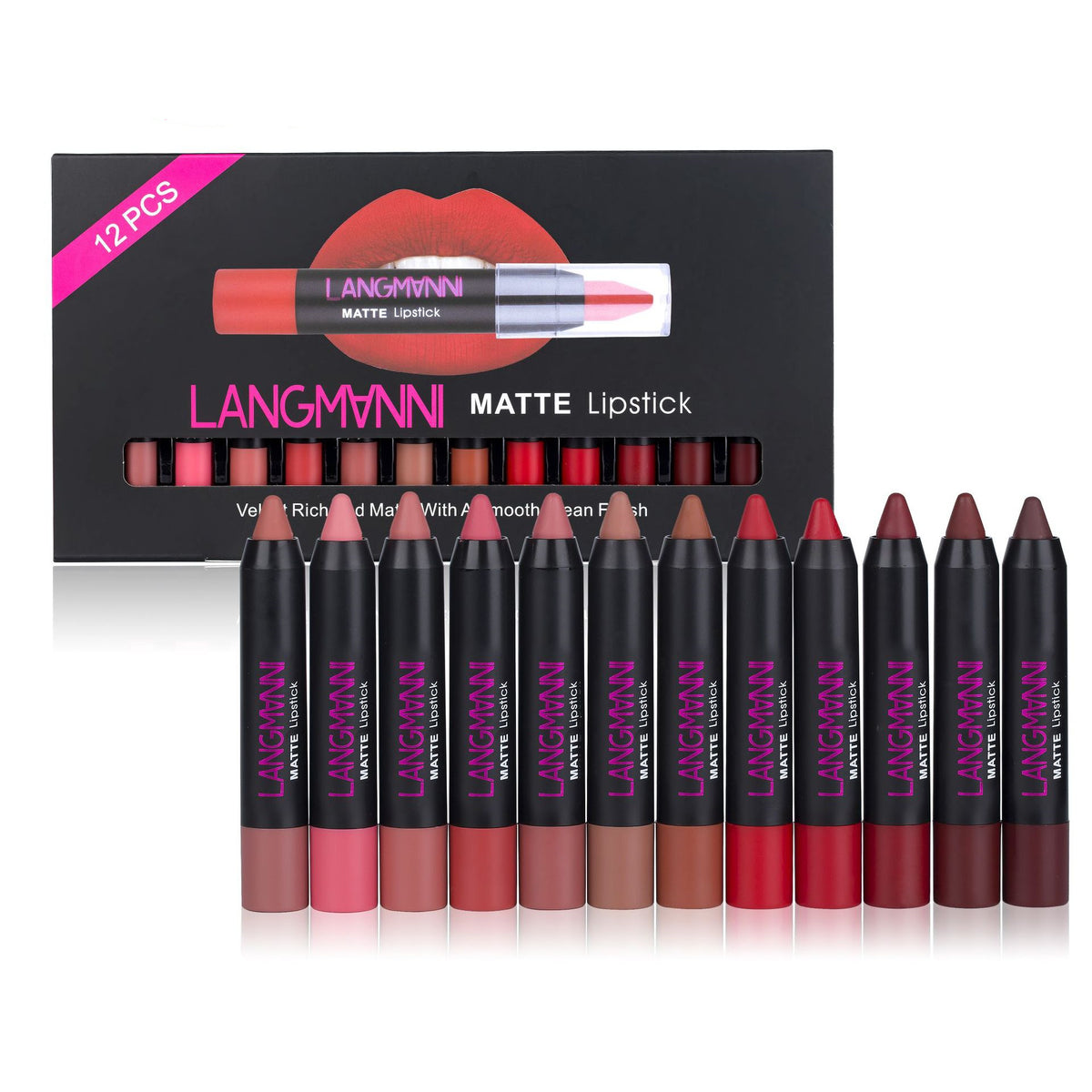 12 lipstick sets 12pcs