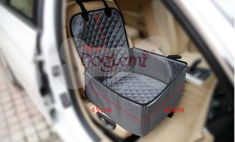 Pet Seat Thickening Pad Waterproof for Car Gray