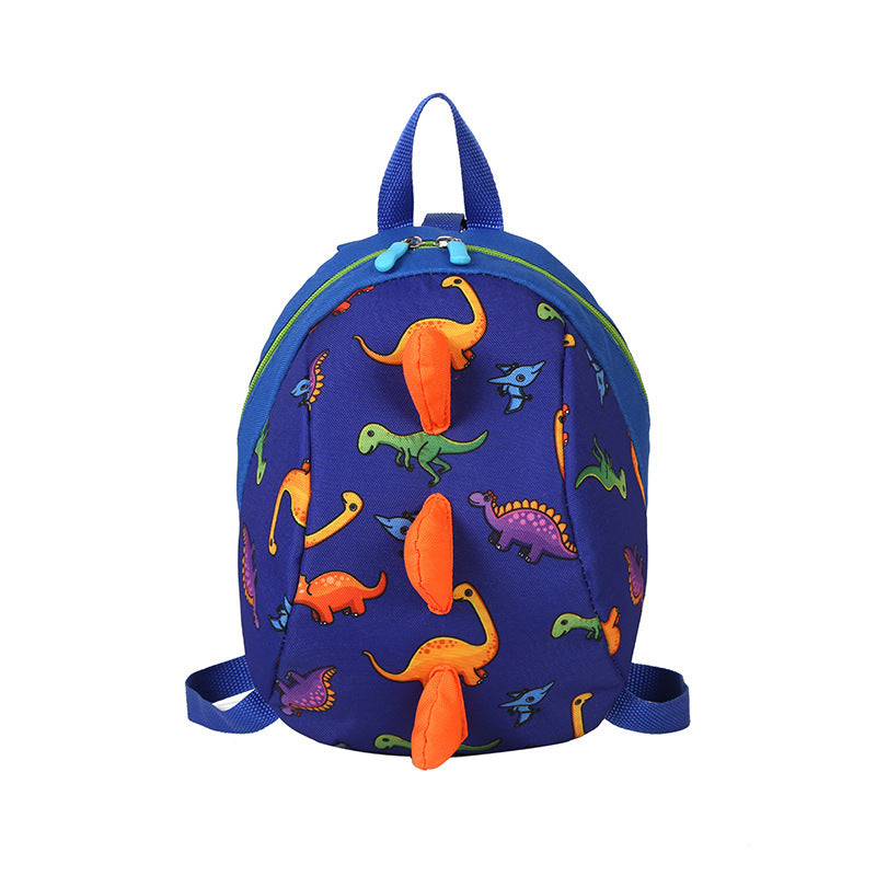 Dinosaur cartoon backpack Navy Blue