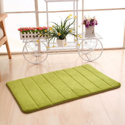 Memory Cotton Carpet Green