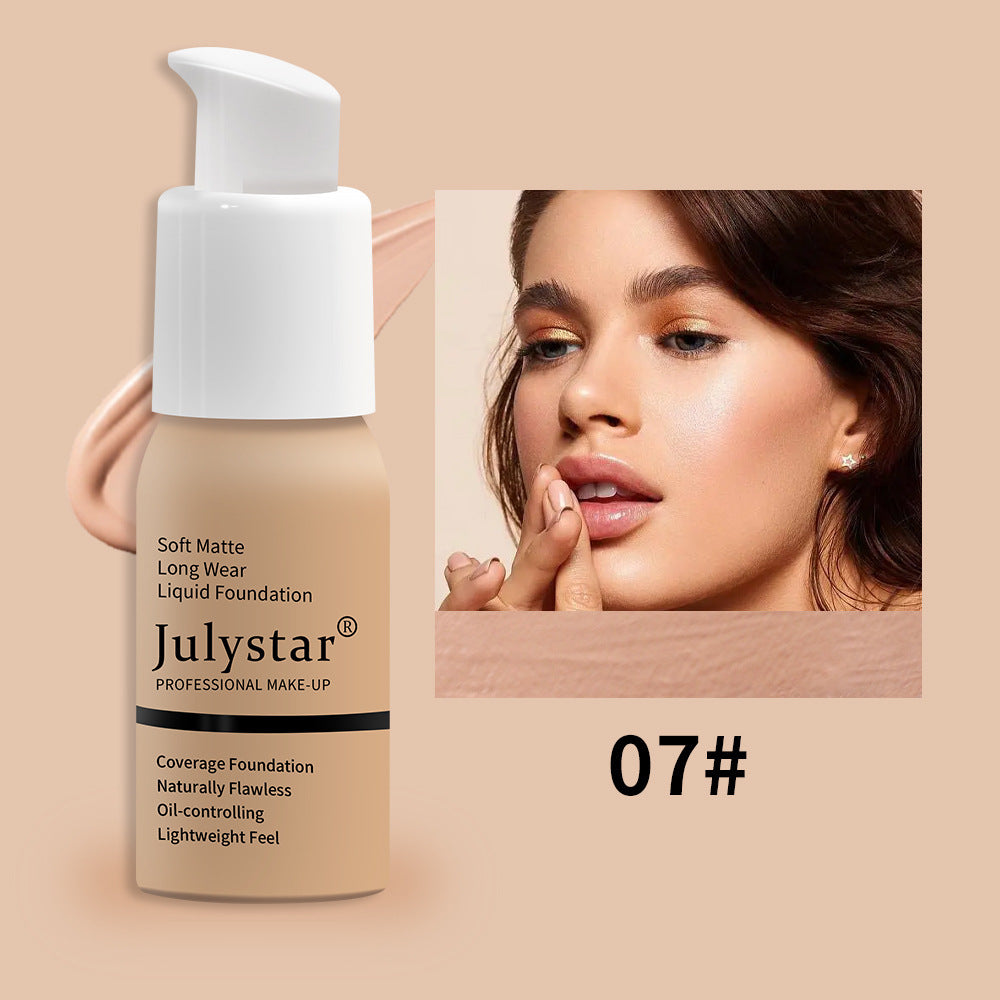 Waterproof Lasting Non Take Off Makeup Concealer Liquid Foundation Beauty Makeup Liquid foundation7