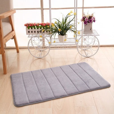 Memory Cotton Carpet Gray