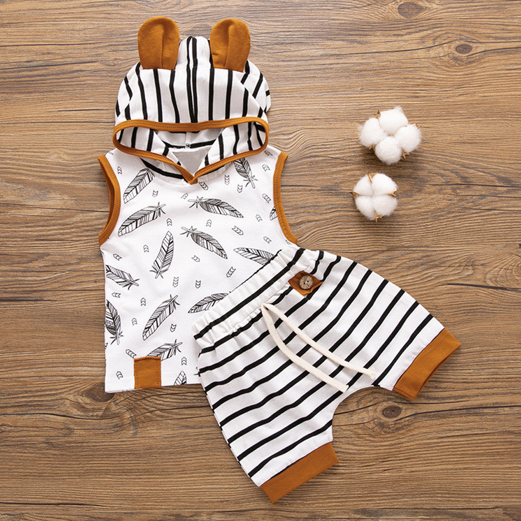 Children clothes set Beige