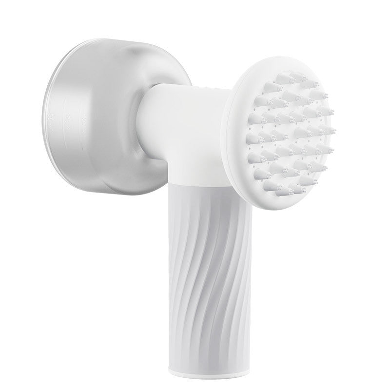 Automatic Foaming Dog Cat Bath Brush Dog Shampoo Brush With Soap Dispenser Electric Pet Grooming Massage Brush Pet Bath Brush Scrubber Comb For Dog Cat Pet Products Bubble Machine USB