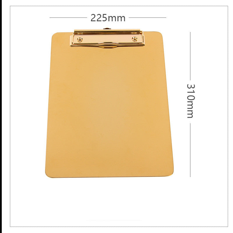 Stainless steel golden folder board Gold L