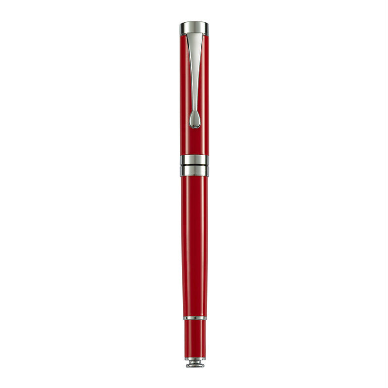 Metal 26 Pen Calligraphy Practice Ink Pen Advertising Gift Red Silver Clip