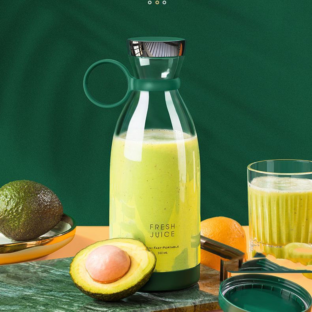 Portable Mini Household Small Fruit Juicer Green USB