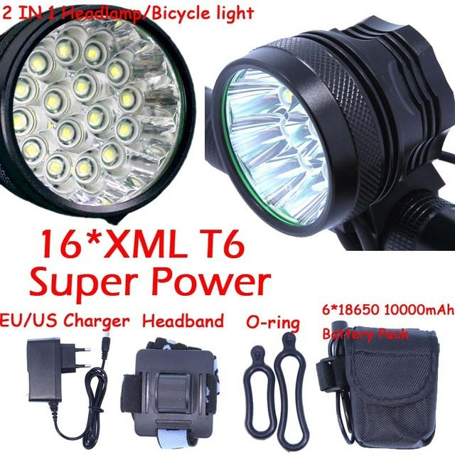 Bicycle headlight Black