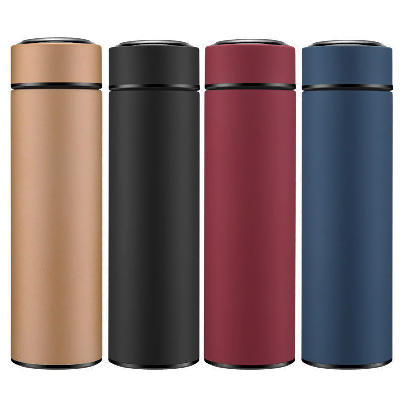 450ml Stainless Steel Water Bottle Double Wall Vacuum Insulated Business Travel Sport Outdoor Water Bottle all colors set