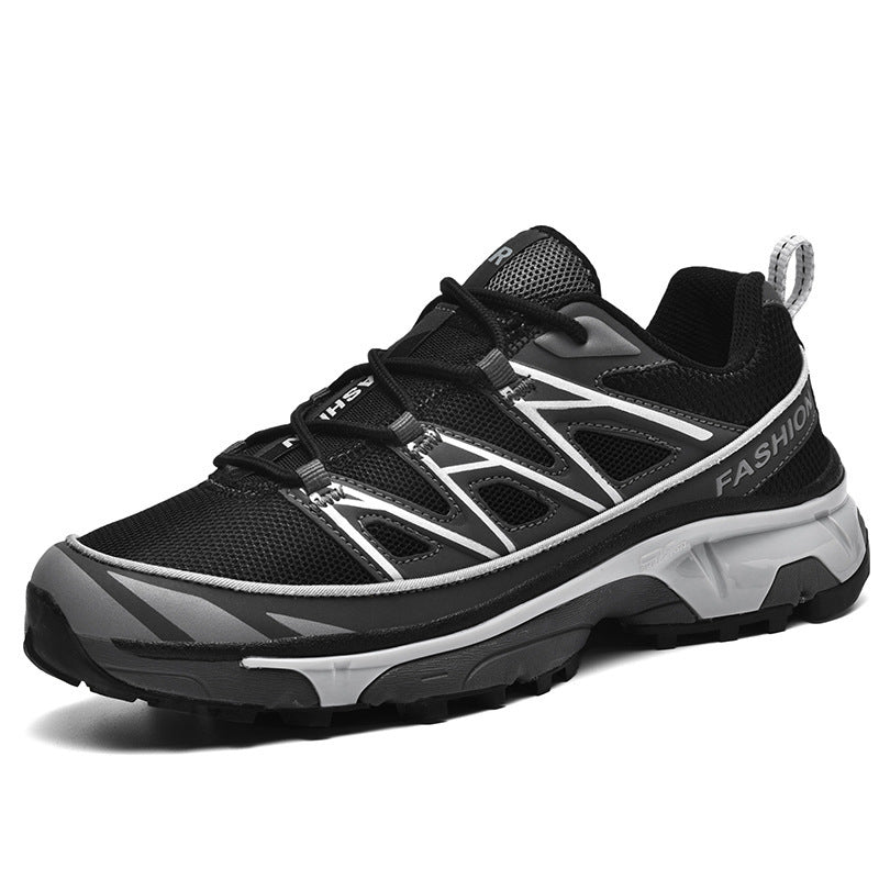 Running Shoes Mesh Sneakers Hiking Boots Peat Black