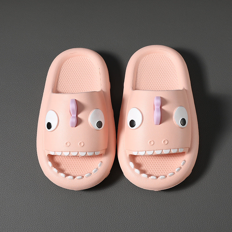 Shark Slippers For Kids Toddler Boys Girls Non Slip Children Shower Shoes Pink