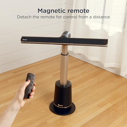 Shark TurboBlade Fan—Ultra-customizable bladeless tower fan, pivots, twists, oscillates 180°, circulates and propels air up to 80 ft., 10 noise levels + 10 speeds, easy to clean, charcoal, TF202S
