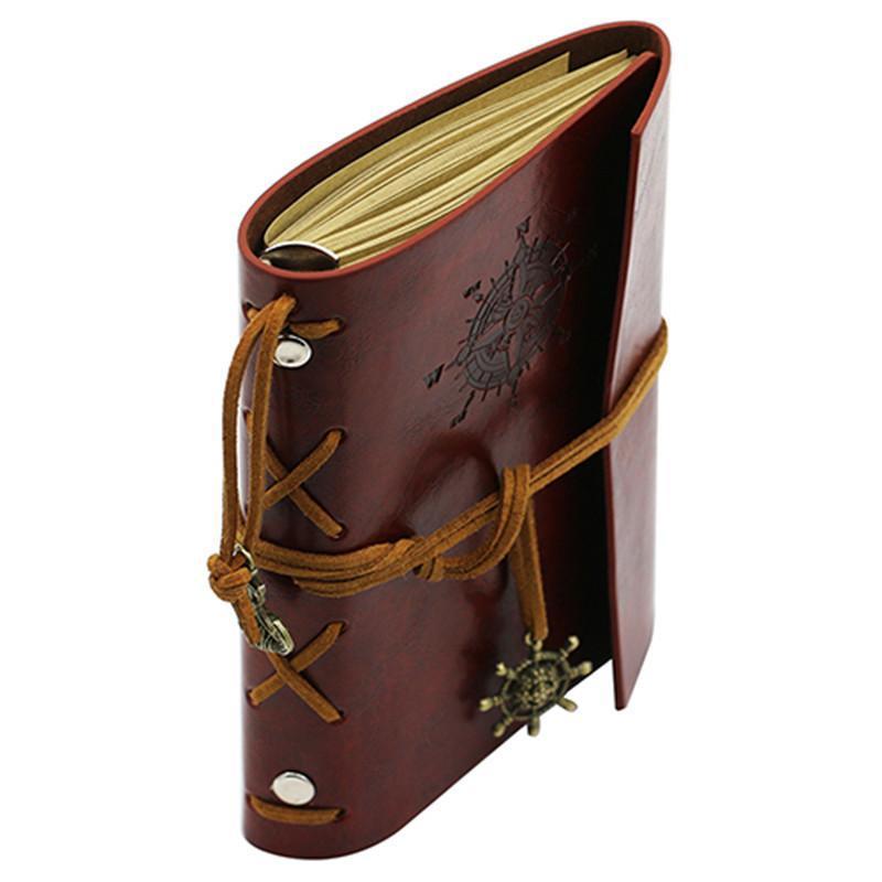 Compass Antique Rustic Diaries Brown